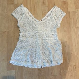 Free people lace top